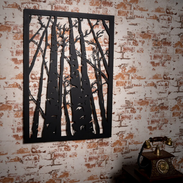 Wallcentre's Bamboo Metal Tree Design Wall Art