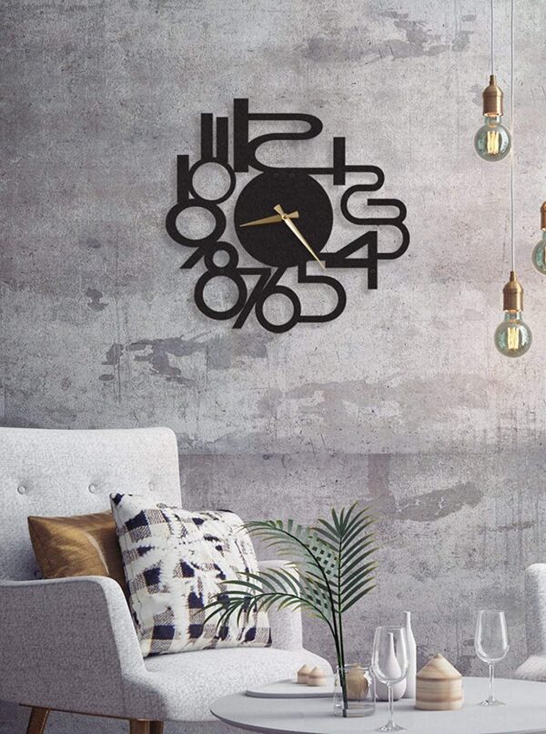 Wallcentre's Modern Metal Wall Clock (1.5X1.5ft)