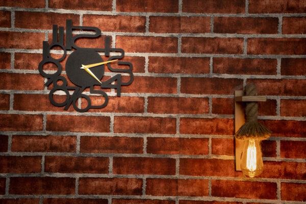 Wallcentre's Modern Metal Wall Clock (1X1ft)