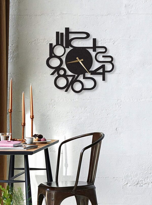 Wallcentre's Modern Metal Wall Clock (1X1ft)