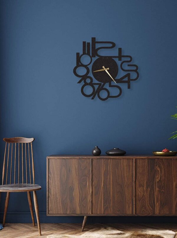 Wallcentre's Modern Metal Wall Clock (1X1ft)